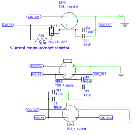 Figure 9 – Digital Sensor Sockets