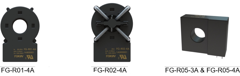 Figure 3 - KEMET’s FG-R sensors’ different form factors